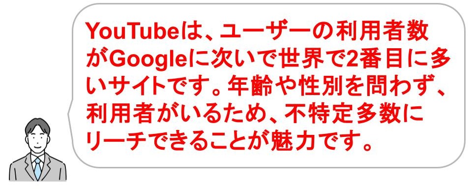 YouTube広告のメリット