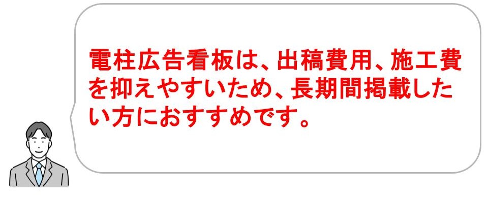 電柱看板広告